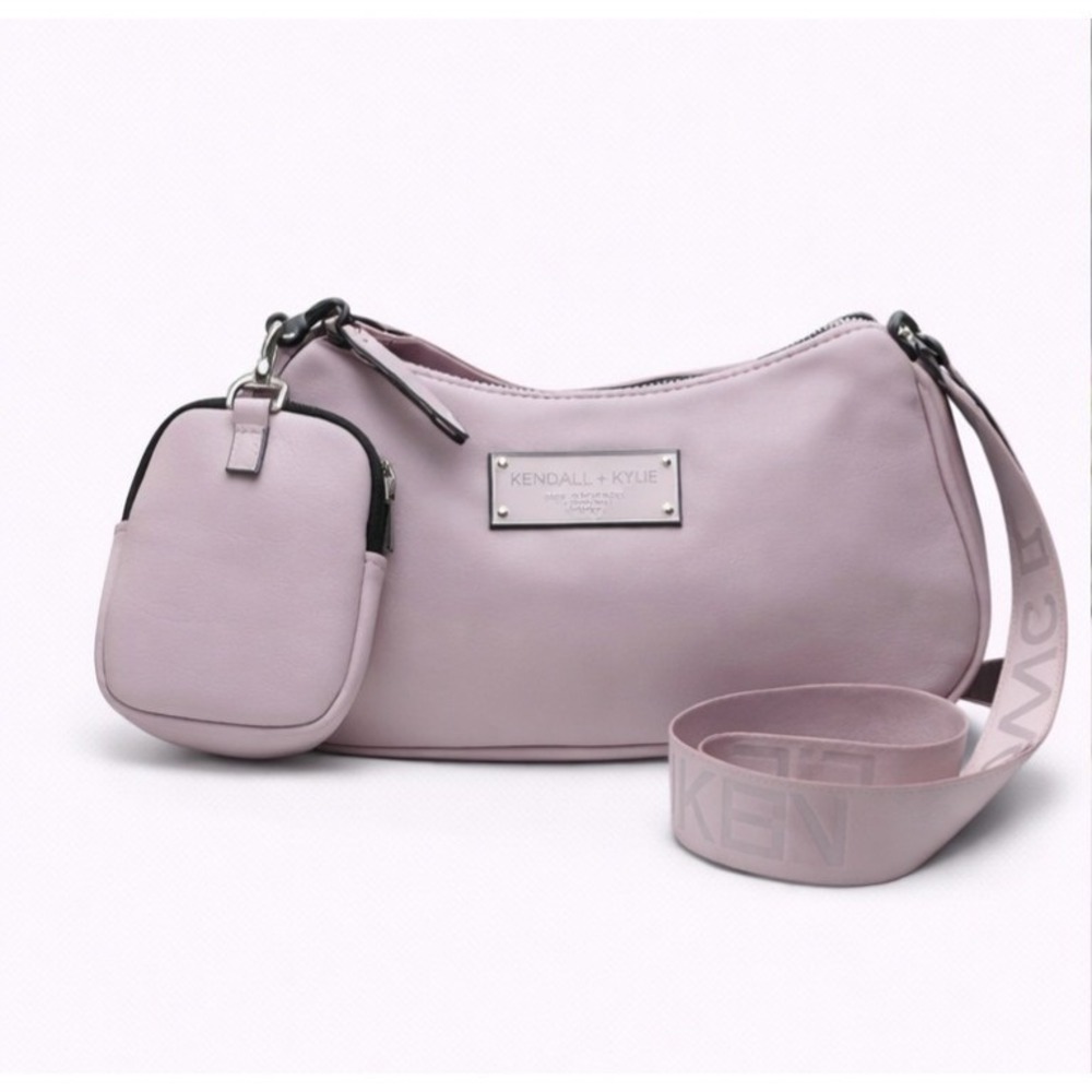 KENDALL + KYLIE NWOT Light Mauve Crossbody Bag with Mini Pouch